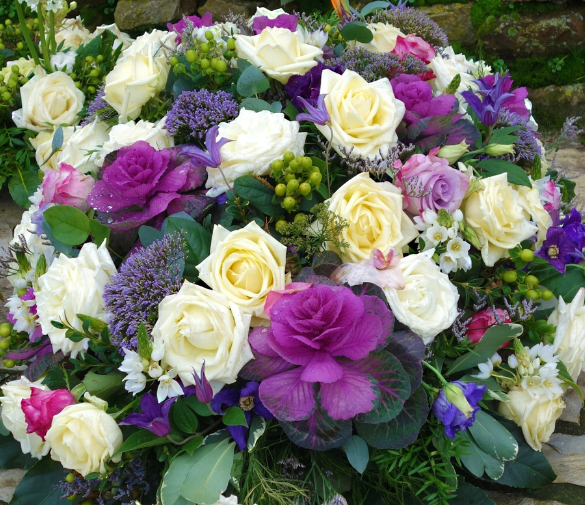 funeral flowers and donations at Wood funeral directors Sheffield